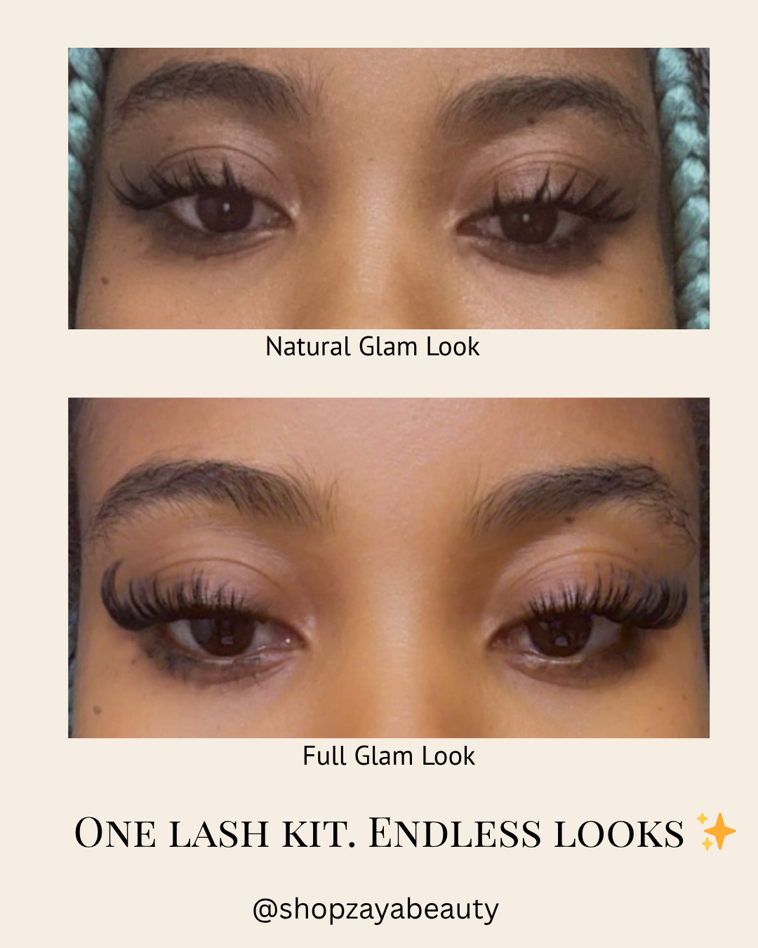 ZAYA Glam Muse – Cluster Lash Kit
