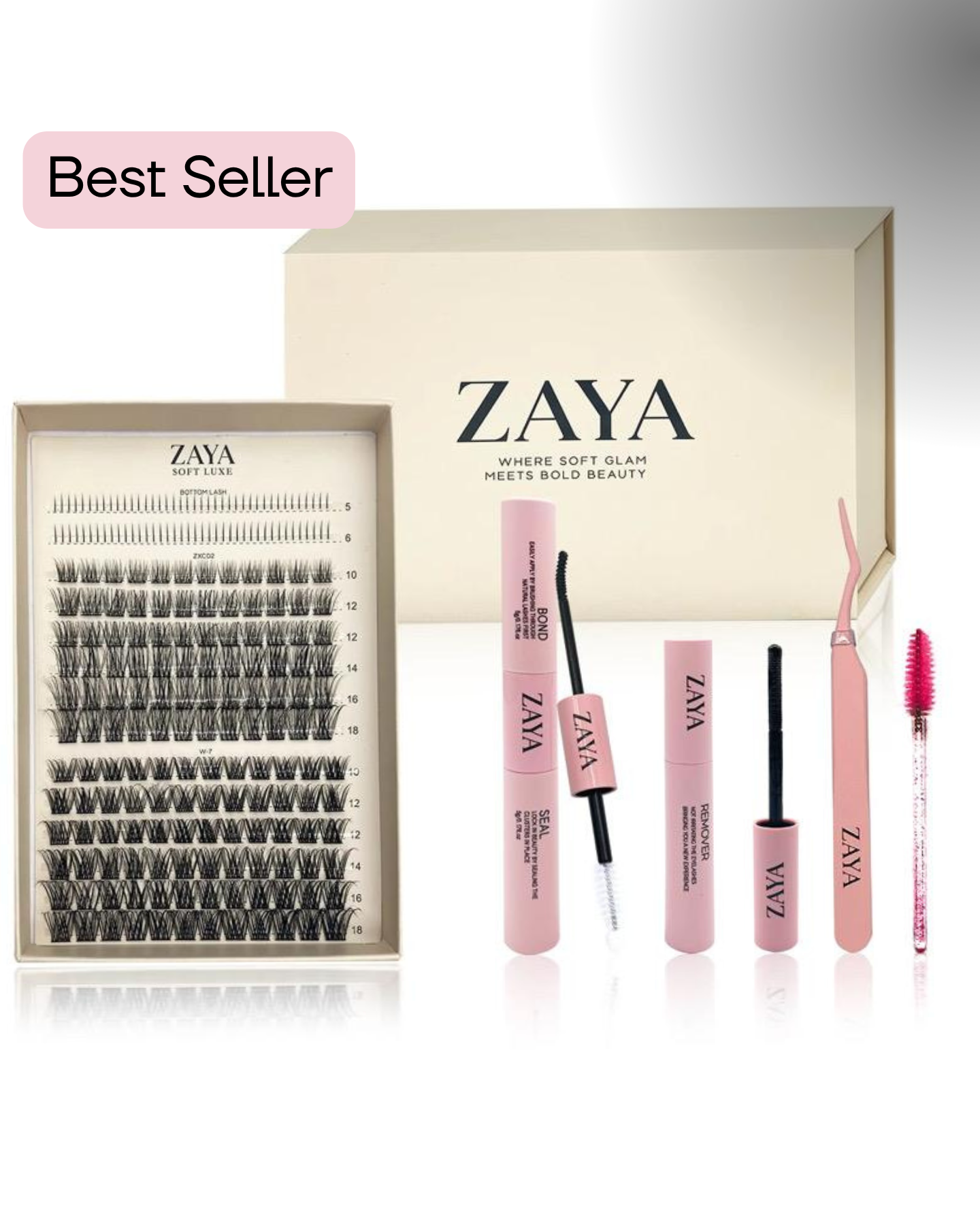 ZAYA Soft Luxe – Cluster Lash Kit